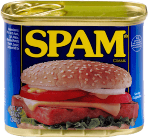 A can of spam